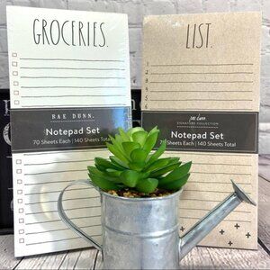 RAE DUNN- Notepads- Set of 4 - NEW IN PKG.